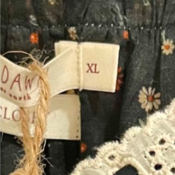 Christy Dawn Kelly Dress in Black Aster Garden (XL) - Picture 3 of 11